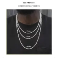 Titanium Steel Basic Style Necklace For Men And Women - Image 2